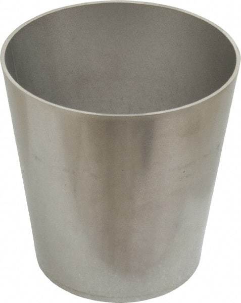 VNE - 4 x 3", Unpolished Style, Sanitary Stainless Steel Pipe Concentric Reducer - Butt Weld x Butt Weld Connection, Grade 316L - USA Tool & Supply