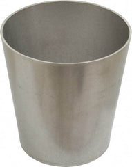 VNE - 4 x 3", Unpolished Style, Sanitary Stainless Steel Pipe Concentric Reducer - Butt Weld x Butt Weld Connection, Grade 316L - USA Tool & Supply