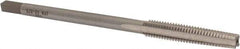 Interstate - 3/8-16 UNC, 4 Flutes, Bright Finish, High Speed Steel, Nut Tap - 6" Overall Length, 2" Thread Length - Exact Industrial Supply