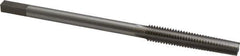 Interstate - 7/16-14 UNC, 4 Flutes, Bright Finish, High Speed Steel, Nut Tap - 6-1/2" Overall Length, 2-3/8" Thread Length - Exact Industrial Supply