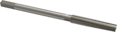 Interstate - 1/2-13 UNC, 4 Flutes, Bright Finish, High Speed Steel, Nut Tap - 7" Overall Length, 2-1/2" Thread Length - USA Tool & Supply