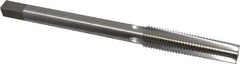 Interstate - 7/8-9 UNC, 4 Flutes, Bright Finish, High Speed Steel, Nut Tap - 10" Overall Length, 3-5/8" Thread Length - USA Tool & Supply