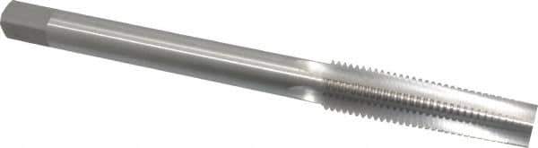 Interstate - 1-8 UNC, 4 Flutes, Bright Finish, High Speed Steel, Nut Tap - 11" Overall Length, 4" Thread Length - USA Tool & Supply