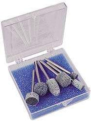 Standard Abrasives - 6 Piece Aluminum Oxide Silicon Carbide Unitized Abrasive Point Set - Includes Shapes B52, B90, B121, W160, W163 & W183 - USA Tool & Supply