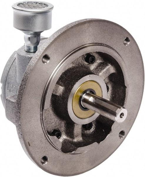 Gast - 1.7 hp Reversible Flange Air Actuated Motor - 0:00 Gear Ratio, 3,000 Max RPM, 1.181" Shaft Length - USA Tool & Supply