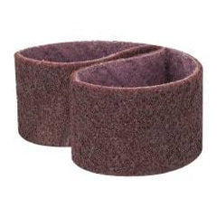 3M - 2" Wide x 18-15/16" OAL, Aluminum Oxide Abrasive Belt - Aluminum Oxide, Medium, Nonwoven, Series SC-BL - USA Tool & Supply