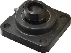 Browning - 1" ID, 3-3/4" OAL x 3-3/4" OAH 4-Bolt Flange - 1,651 Lb Static Cap, 2,801 Lb Dyn Cap, 2-3/4" Btw Mnt Hole Ctrs, Cast Iron - USA Tool & Supply