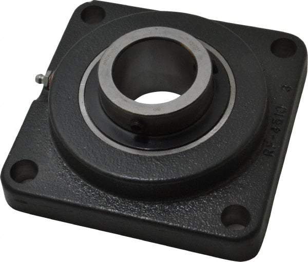 Browning - 1-15/16" ID, 6-3/8" OAL x 6-3/8" OAH 4-Bolt Flange - 5,216 Lb Static Cap, 7,889 Lb Dyn Cap, 5-1/8" Btw Mnt Hole Ctrs, Cast Iron - USA Tool & Supply