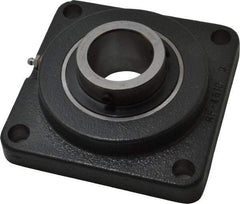 Browning - 1-15/16" ID, 6-3/8" OAL x 6-3/8" OAH 4-Bolt Flange - 5,216 Lb Static Cap, 7,889 Lb Dyn Cap, 5-1/8" Btw Mnt Hole Ctrs, Cast Iron - USA Tool & Supply