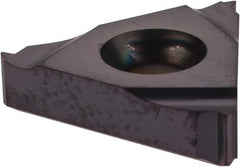 Iscar - 16ER External Right Hand ISO Laydown Threading Insert - Grade IC908, TiAlN Coated Carbide, 9.53mm Inscribed Circle - USA Tool & Supply