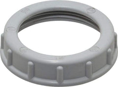 Cooper Crouse-Hinds - 1-1/2" Trade, Plastic Threaded Rigid/Intermediate (IMC) Conduit Bushing - Insulated - USA Tool & Supply