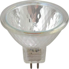 Philips - 50 Watt Halogen Commercial/Industrial 2 Pin Lamp - 3,100°K Color Temp, 960 Lumens, 12 Volts, Dimmable, MRC16, 6,000 hr Avg Life - USA Tool & Supply