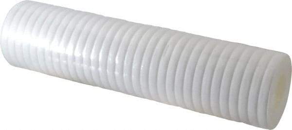 Parker - 2-1/2" OD, 1µ, Polyolefin Thermal Bonded Cartridge Filter - 10" Long - USA Tool & Supply