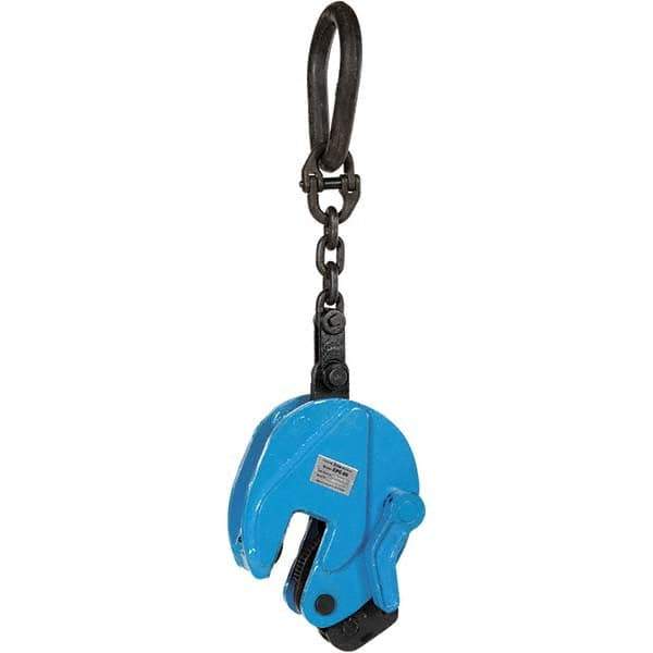 Vestil - 6,600 Lbs. Load Capacity Plate Clamp - 1.19 Inch Max Thickness, 3 Inch Throat Depth and 5-1/4 Inch Bale Opening - USA Tool & Supply