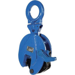 Vestil - 6,600 Lbs. Load Capacity Plate Clamp - 1.1 Inch Max Thickness, 3 Inch Throat Depth and 2.3 Inch Bale Opening - USA Tool & Supply