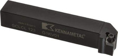 Kennametal - SCLC, Left Hand Cut, 5° Lead Angle, 3/4" Shank Height x 3/4" Shank Width, Neutral Rake Indexable Turning Toolholder - 4-1/2" OAL, CC..32.5. Insert Compatibility, Series Screw-On - USA Tool & Supply