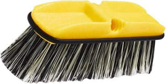 Rubbermaid - 2-1/2" Bristle Length, Synthetic Wash Brush - 10" OAL, Gray, Plastic Block - USA Tool & Supply