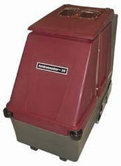 Minuteman - 20" Cleaning Width, 105" Water Lift, Walk Behind Carpet Extractor - 100 CFM Air Flow, 2 hp, 25 Gal Tank Capacity, 25 Gal Tank Recovery Capacity, 100 Pump psi - USA Tool & Supply