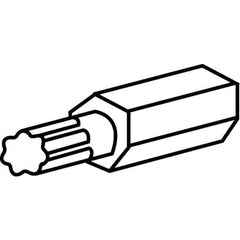 Kennametal - 3mm Hex Drive Bit - 3mm Hex Drive - USA Tool & Supply