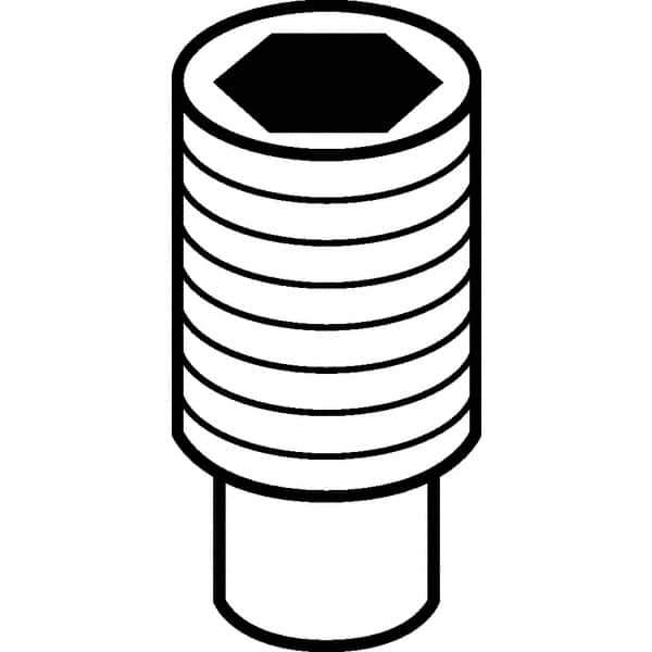 Kennametal - Cap Screw for Indexables - For Use with Clamps - USA Tool & Supply