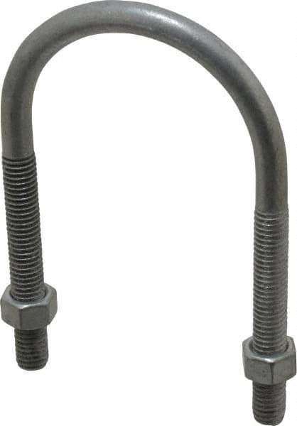 Cooper Crouse-Hinds - Malleable Iron Rigid U-Bolts - 2" Rigid, Electrogalvanized Finish - USA Tool & Supply