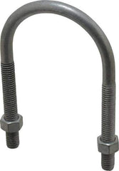 Cooper Crouse-Hinds - Malleable Iron Rigid U-Bolts - 2" Rigid, Electrogalvanized Finish - USA Tool & Supply