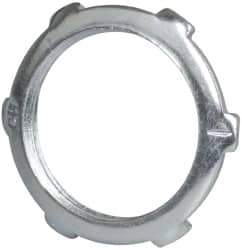 Cooper Crouse-Hinds - 1" Trade, Steel Threaded Rigid/Intermediate (IMC) Conduit Locknut - Noninsulated - USA Tool & Supply