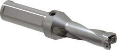 Kennametal - 63.5mm Max Drill Depth, 2.5xD, 1-1/8" Diam, Indexable Insert Drill - 2 Inserts, 1-1/4" Shank Diam, Straight Shank - USA Tool & Supply