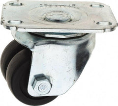 E.R. Wagner - 2" Diam x 2-15/16" OAH Standard Caster - 2-15/16 Inch Overall Height, For Medium Duty - USA Tool & Supply
