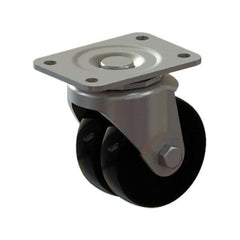 E.R. Wagner - 3" Diam x 3-7/8" OAH Standard Caster - 3-7/8 Inch Overall Height, For Medium Duty - USA Tool & Supply