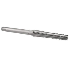 Interstate - 1-5, Right Hand Thread, 5-1/4" Thread Length, Acme Thread Tap - 4 Flutes, Straight Flute, 10-1/8" Overall Length, 2G Class of Fit, Plug Chamfer - USA Tool & Supply