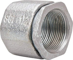 Cooper Crouse-Hinds - 1-1/4" Trade, Malleable Iron Threaded Rigid/Intermediate (IMC) Conduit Coupling - Noninsulated - USA Tool & Supply