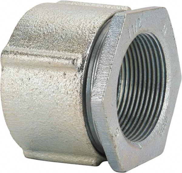 Cooper Crouse-Hinds - 1-1/2" Trade, Malleable Iron Threaded Rigid/Intermediate (IMC) Conduit Coupling - Noninsulated - USA Tool & Supply