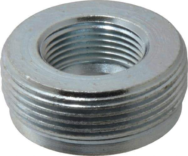 Cooper Crouse-Hinds - 1-1/2 - 3/4" Trade, Steel Threaded Rigid/Intermediate (IMC) Conduit Reducer - Noninsulated - USA Tool & Supply