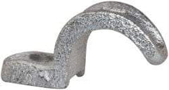 Cooper Crouse-Hinds - 1/2" Pipe, Malleable Iron, Conduit Clamp - 1 Mounting Hole - USA Tool & Supply