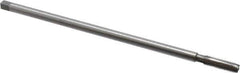 Interstate - 3/8-16 UNC, 4 Flute Plug Hand Pulley Tap - High Speed Steel, Bright Finish, Right Hand Flute, H3 Thread Limit, 10" OAL - Exact Industrial Supply