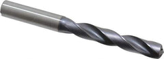 Kennametal - 11.2mm 140° Solid Carbide Jobber Drill - TiAlN Finish, Right Hand Cut, Spiral Flute, Straight Shank, 118mm OAL, Standard Point - USA Tool & Supply