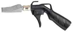 Silvent - 145 Max psi Heavy Duty Flat Nozzle Pistol Grip Blow Gun - 1/4 NPT, Acetal Body, Zinc Nozzle - USA Tool & Supply