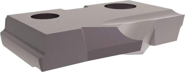 Allied Machine and Engineering - 26mm Diam x 3/16" Thick, Seat Code 2, 90° Included Angle Spade Drill Insert - TiAlN Coated, Cobalt, Grade Super Cobalt, Series T-A - USA Tool & Supply