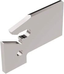 Seco - 0.61" Blade Height, 0.047" Blade Width, 1.303" OAL, Neutral Cut, Single End Indexable Cut-Off Blade - 150.10A Blade, 150.10 Series - USA Tool & Supply