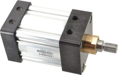Parker - 2" Stroke x 3-1/4" Bore Double Acting Air Cylinder - 1/2 Port, 3/4-16 Rod Thread, 250 Max psi, -10 to 165°F - USA Tool & Supply