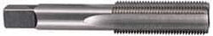 Interstate - 11/16-32 UNS 4 Flute Bright Finish High Speed Steel Straight Flute Standard Hand Tap - Bottoming, Right Hand Thread, H3 Limit, Oversize - Exact Industrial Supply
