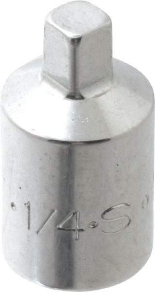 SK - 3/8" Drive, 1/4" Socket, Male Pipe Plug Socket - 4 Points, 1-1/8" OAL - USA Tool & Supply