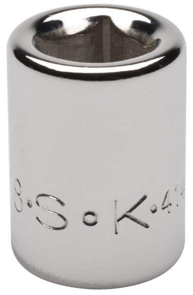 SK - 3/8" Drive, 3/8" Socket, Female Pipe Plug Socket - 4 Points, 1" OAL - USA Tool & Supply
