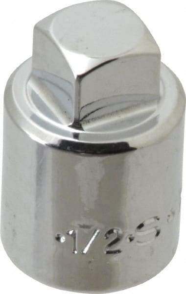 SK - 1/2" Drive, 1/2" Socket, Male Pipe Plug Socket - 4 Points, 1-3/8" OAL - USA Tool & Supply