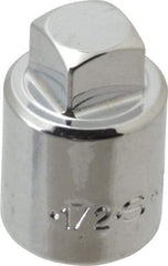SK - 1/2" Drive, 1/2" Socket, Male Pipe Plug Socket - 4 Points, 1-3/8" OAL - USA Tool & Supply