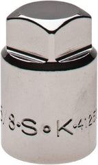 SK - 1/2" Drive, 5/8" Socket, Male Pipe Plug Socket - 4 Points, 1-3/8" OAL - USA Tool & Supply