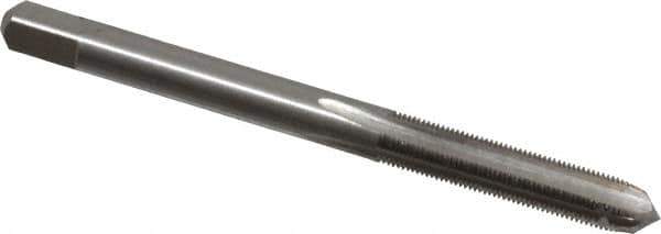 Interstate - #10-56 UNS 3B 4 Flute Bright Finish High Speed Steel Straight Flute Standard Hand Tap - Plug, Right Hand Thread, 2-3/8" OAL, H2 Limit, Oversize - USA Tool & Supply