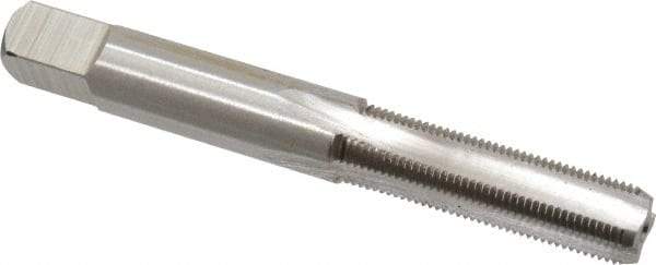 Interstate - 11/32-32 UNS 3B 4 Flute Bright Finish High Speed Steel Straight Flute Standard Hand Tap - Bottoming, Right Hand Thread, 2-15/16" OAL, H3 Limit, Oversize - USA Tool & Supply