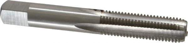 Interstate - 3/8-20 UNS 3B 4 Flute Bright Finish High Speed Steel Straight Flute Standard Hand Tap - Bottoming, Right Hand Thread, 2-15/16" OAL, H3 Limit, Oversize - USA Tool & Supply